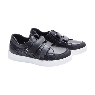 Полуботинки школьные Baden KPA005-410 чёрный 01